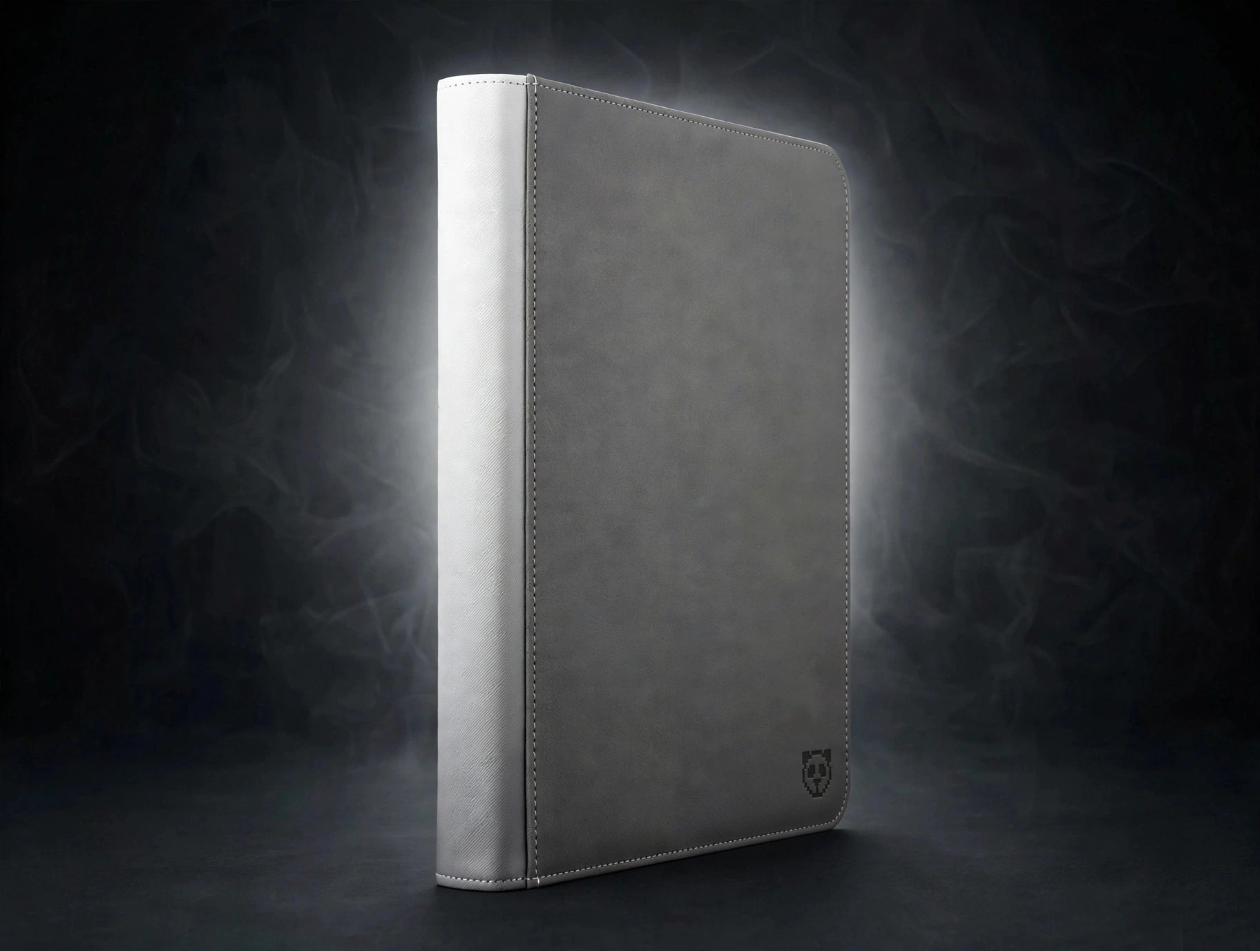 4 Pocket Top Loader Binder White Pages - Stealth Grey - CoralGuard