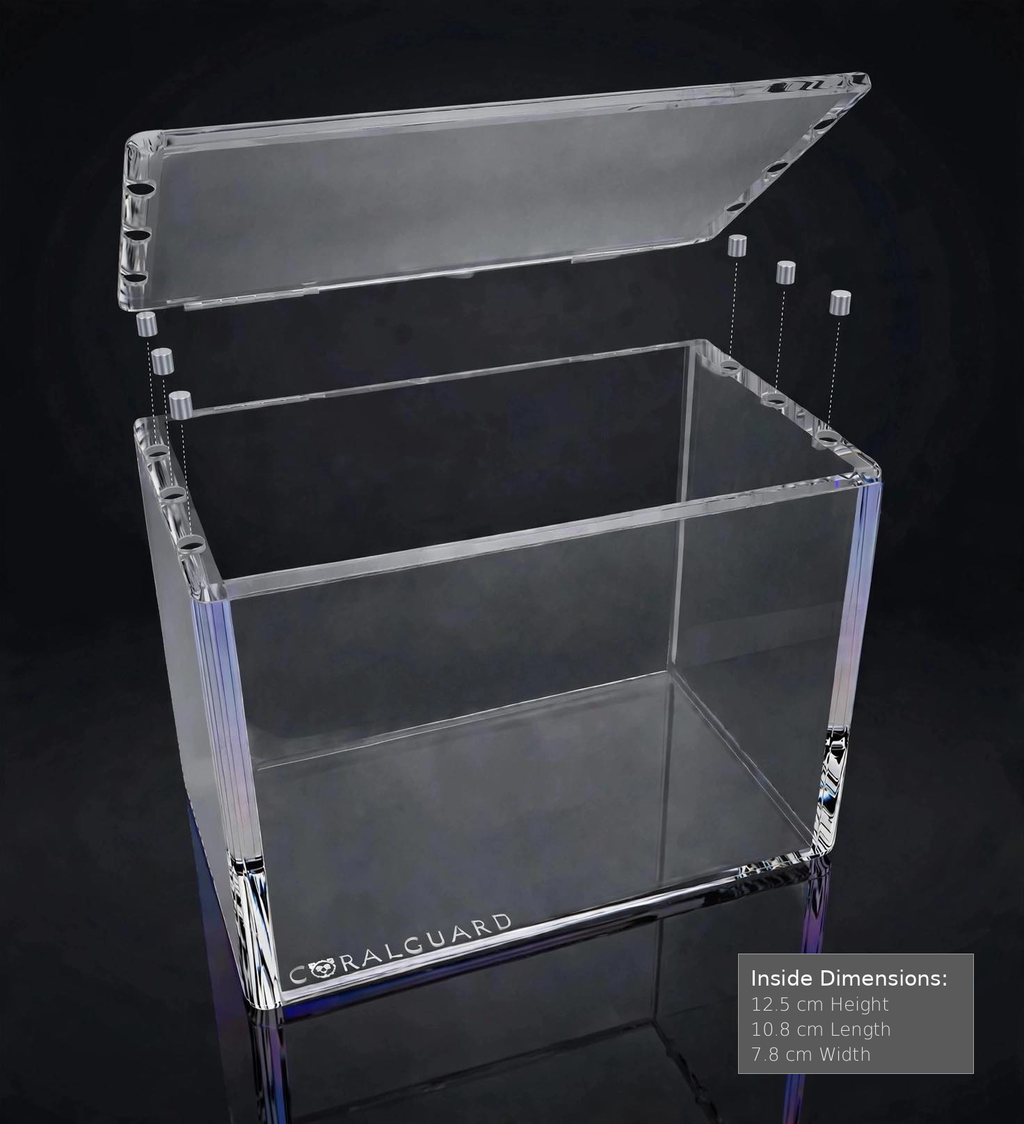 Premium Acrylic CoralGuard Pokemon Booster Box Case