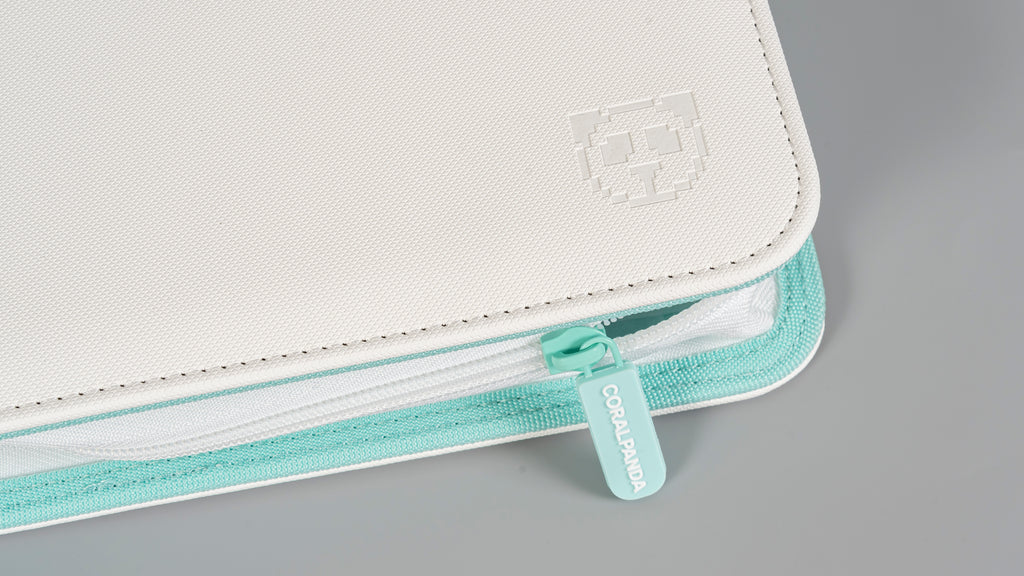 Premium Mint White 4 Pocket Top Loader Binder