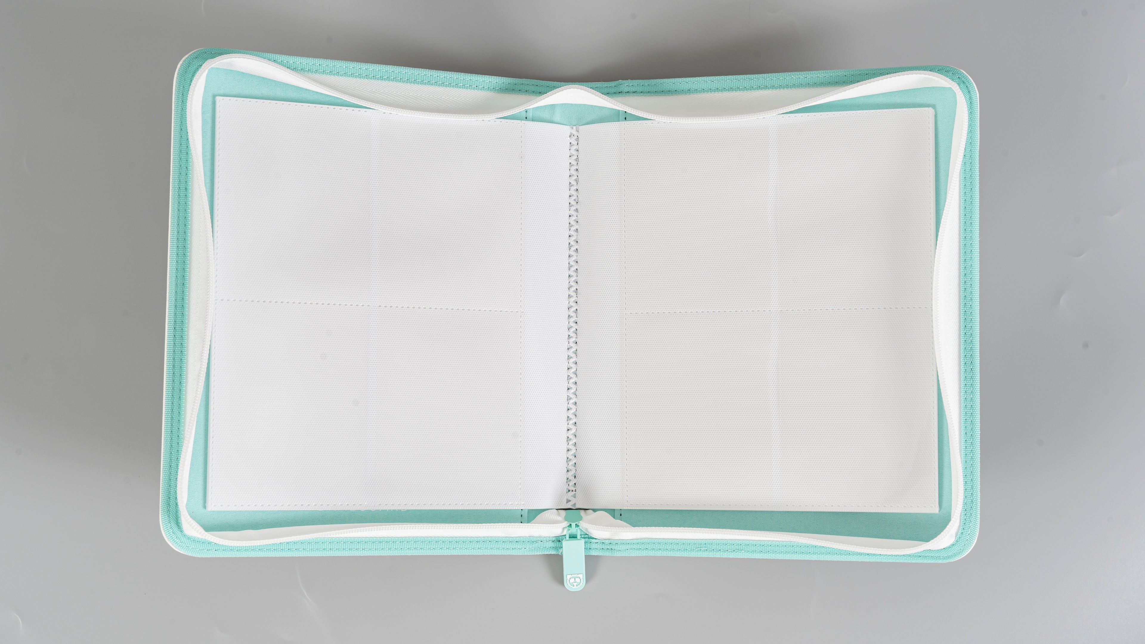 Premium Mint White 4 Pocket Top Loader Binder