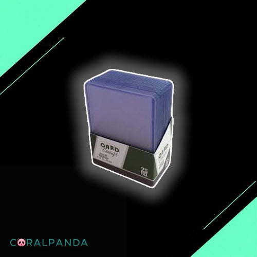 Card Concept Top Loaders - 25 Pack - CoralGuard