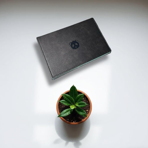 CoralPanda Premium Black Leather Deck Box - CoralGuard