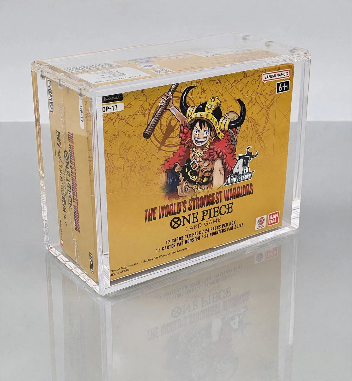 One Piece Booster Box Acrylic Display Case - OP03/OP15 - CoralGuard