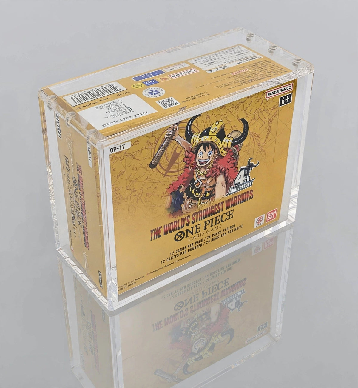 One Piece Booster Box Acrylic Display Case - OP03/OP15 - CoralGuard