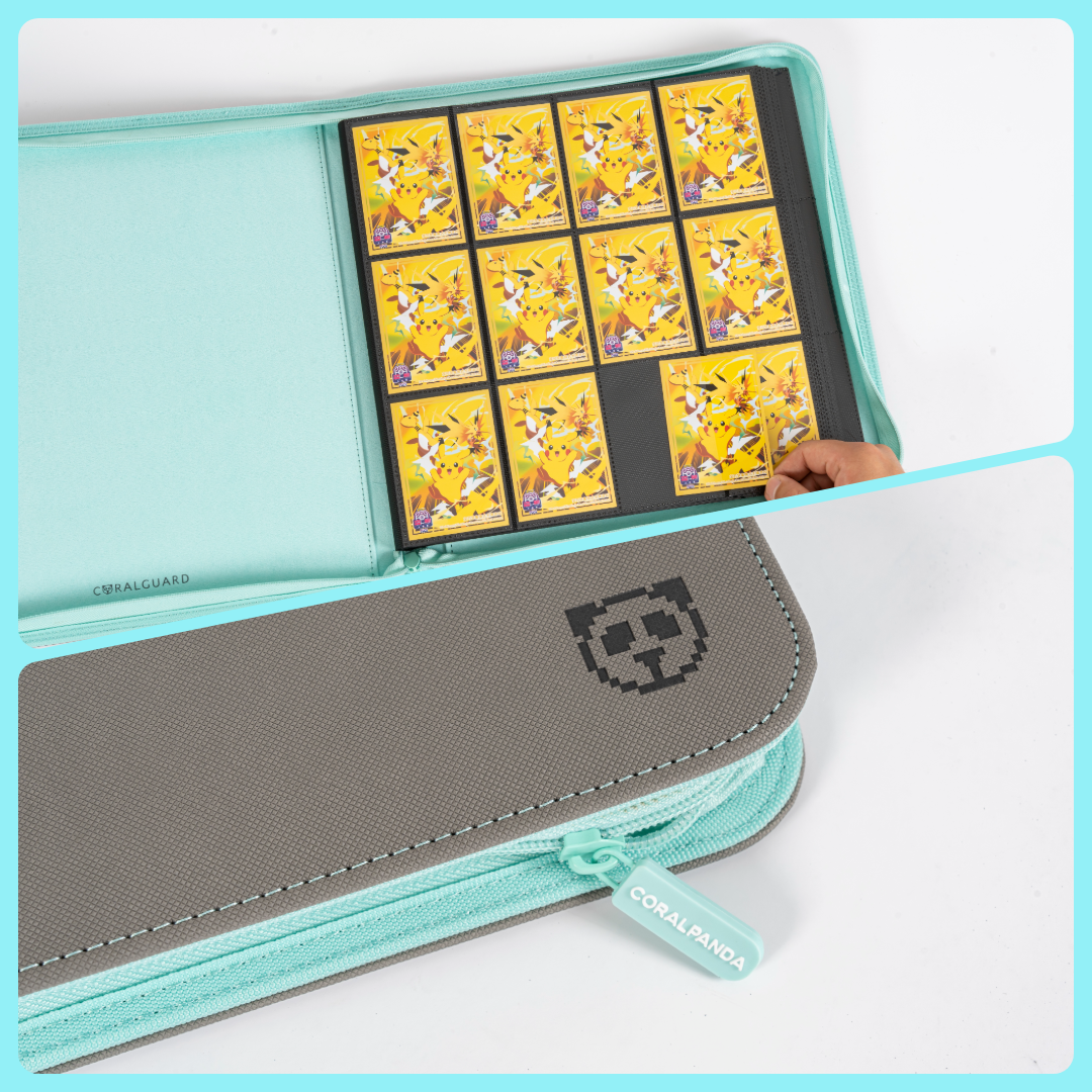 CoralGuard Premium 12 Pocket Stealth Mint 480 Card XL Binder
