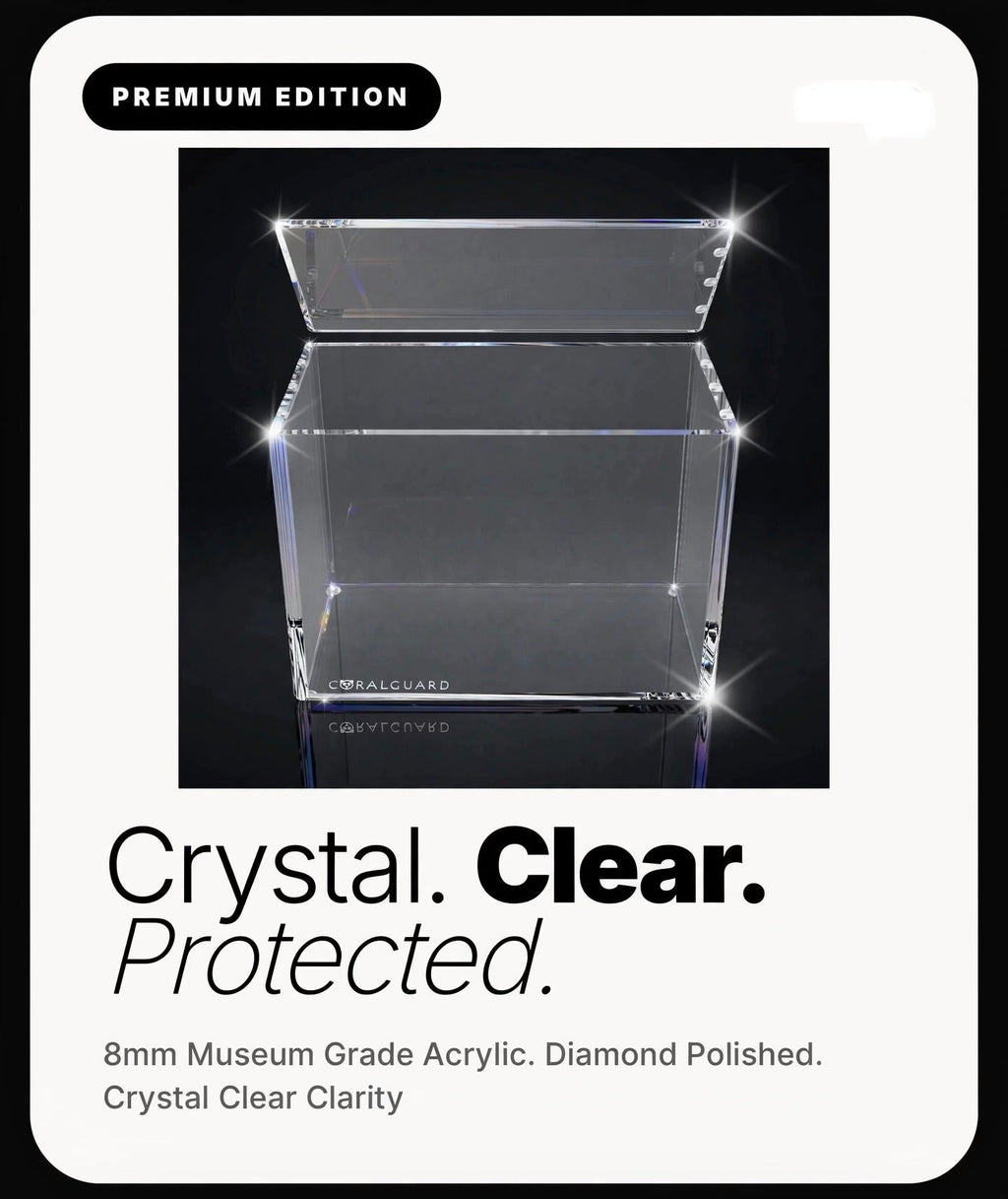 Premium Acrylic CoralGuard Pokemon Booster Box Case - CoralGuard