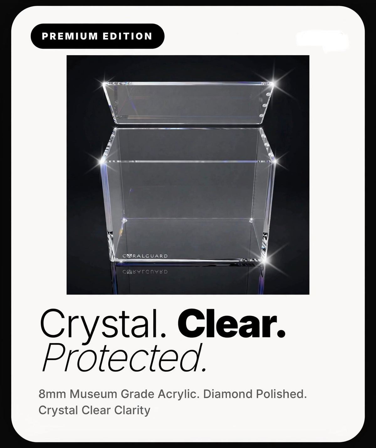 BUNDLE - ETB / Booster Box Premium CoralGuard Acrylic Cases - CoralGuard
