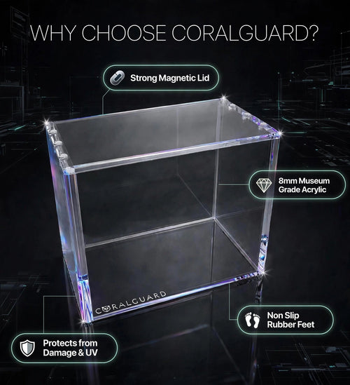 Premium Acrylic CoralGuard Pokemon Booster Box Case - CoralGuard