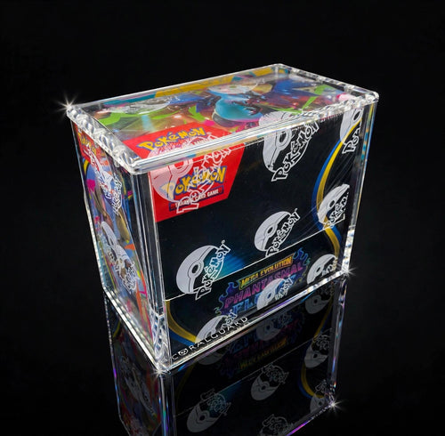 Premium Acrylic CoralGuard Pokemon Booster Box Case - CoralGuard