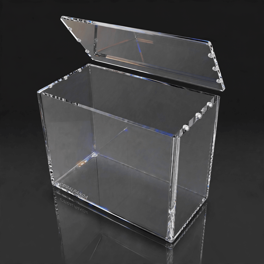 Premium Elite Trainer Box Acrylic Display Case - CoralGuard