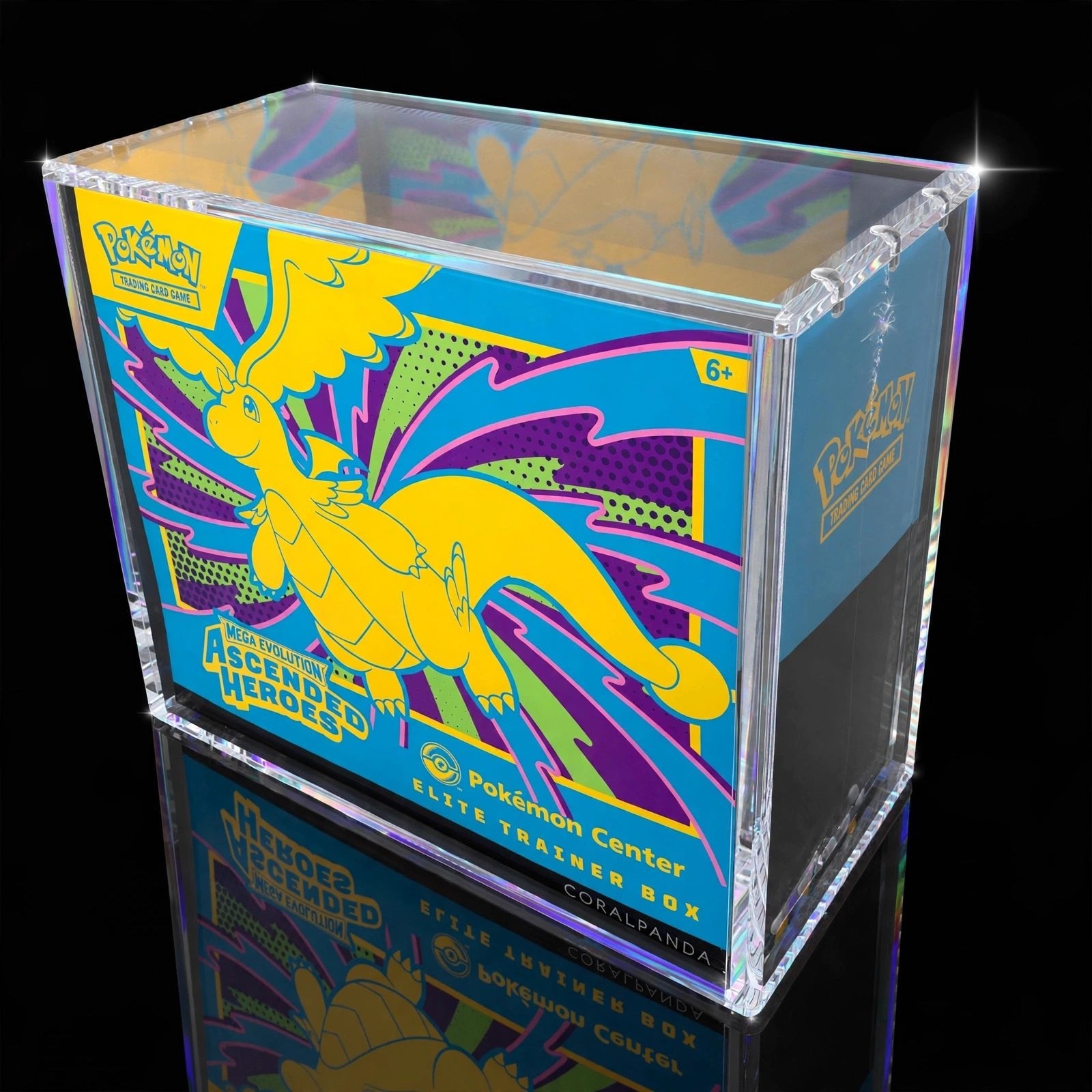 Premium Elite Trainer Box Acrylic Display Case - CoralGuard