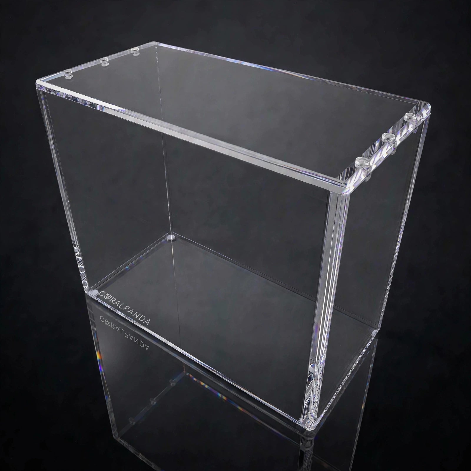 Premium Elite Trainer Box Acrylic Display Case - CoralGuard