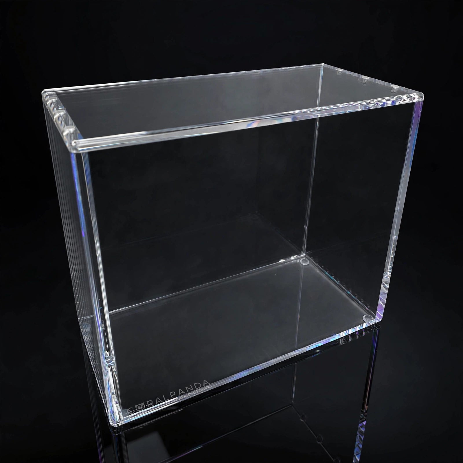 Premium Elite Trainer Box Acrylic Display Case - CoralGuard
