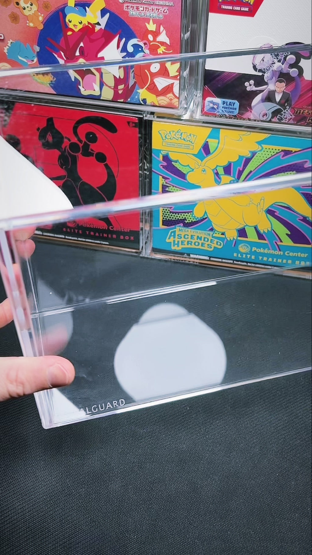 Mega Charizard / 151 Ultra Premium Collection Acrylic Display Case with Magnetic Lid