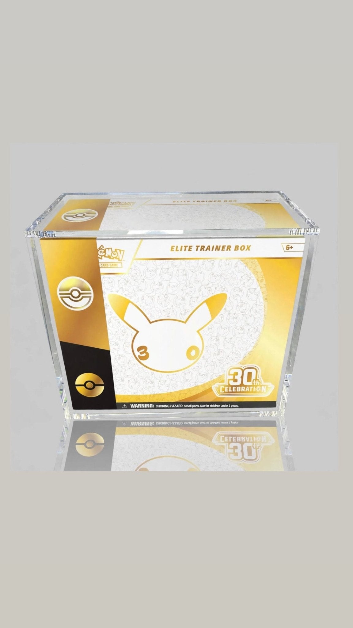 Standard 5mm Acrylic Elite Trainer Box Display Case - CoralGuard