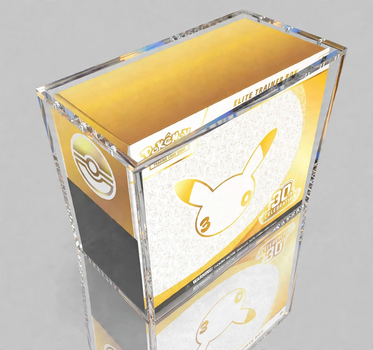Standard 5mm Acrylic Elite Trainer Box Display Case - CoralGuard